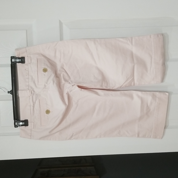 J.Crew Stretch Favorite Fit Powder Pink Capri Chino Shorts - Picture 5 of 9
